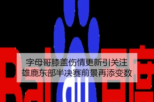 字母哥膝盖伤情更新引关注 雄鹿东部半决赛前景再添变数
